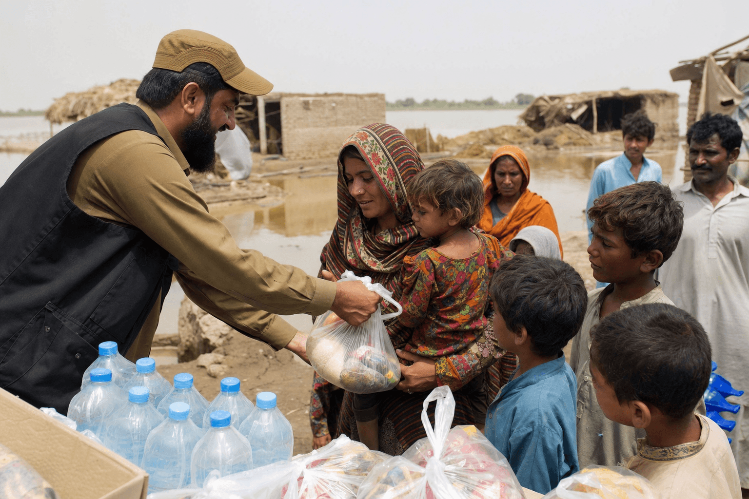 Flood Relief for 50 Families in Sindh
